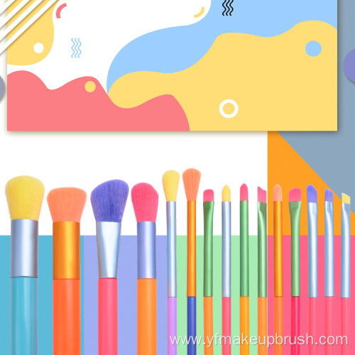 New Colorful Makeup Brushes No Logo Makeup Brush